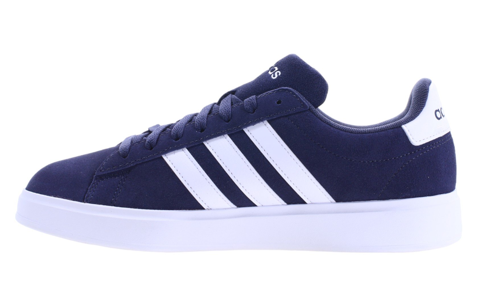 Sneakersy zamszowe męskie granatowe Adidas GRAND COURT