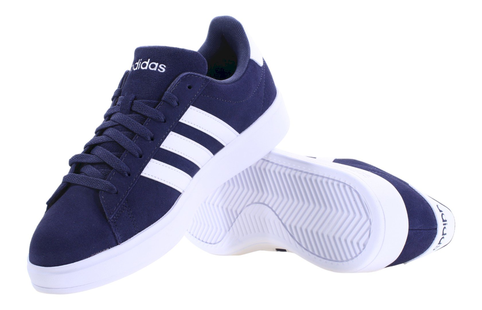 Buty zamszowe męskie Adidas GRAND COURT