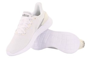 chaussures blanches pour femme de la marque adidas, dotées de la technologie d'amorti Cloudfoam