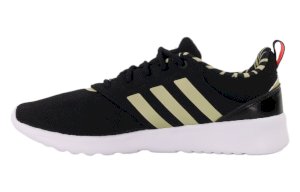 حذاء نسائي أسود من Adidas طراز QT RACER 2.0 GX5681