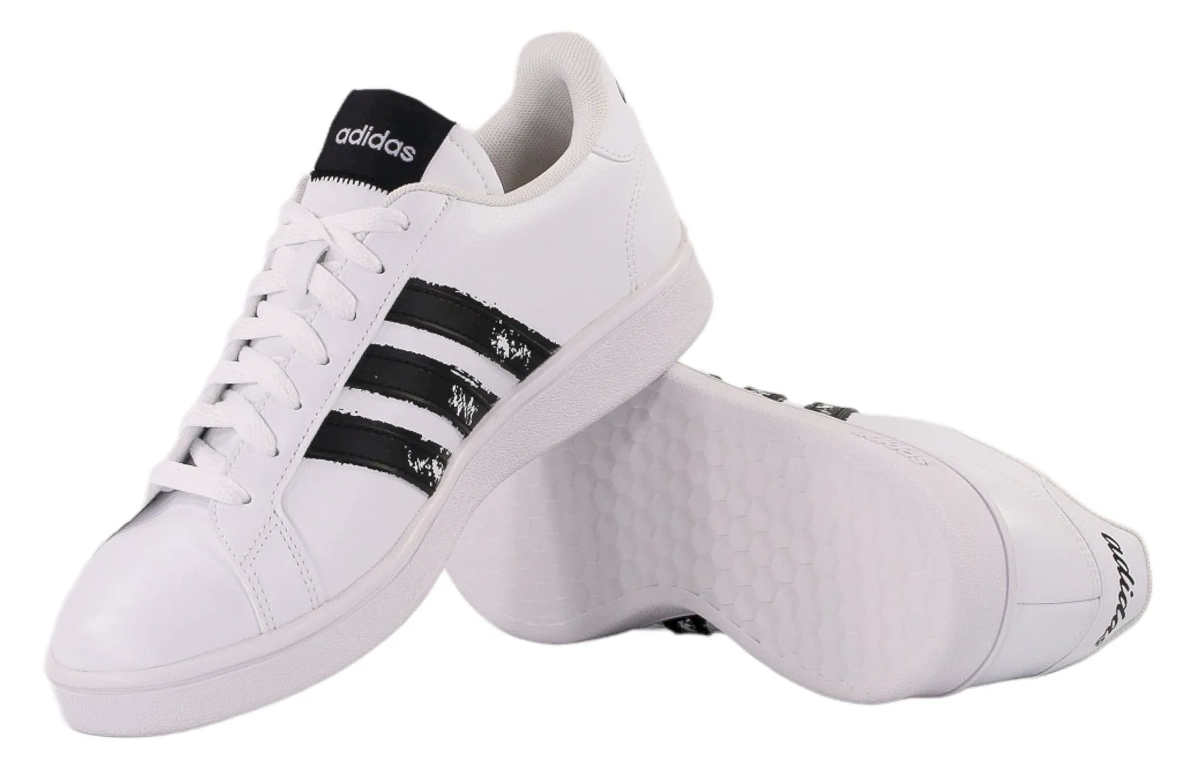 Baskets classiques pour homme Adidas GRAND COURT BEYOND blanches