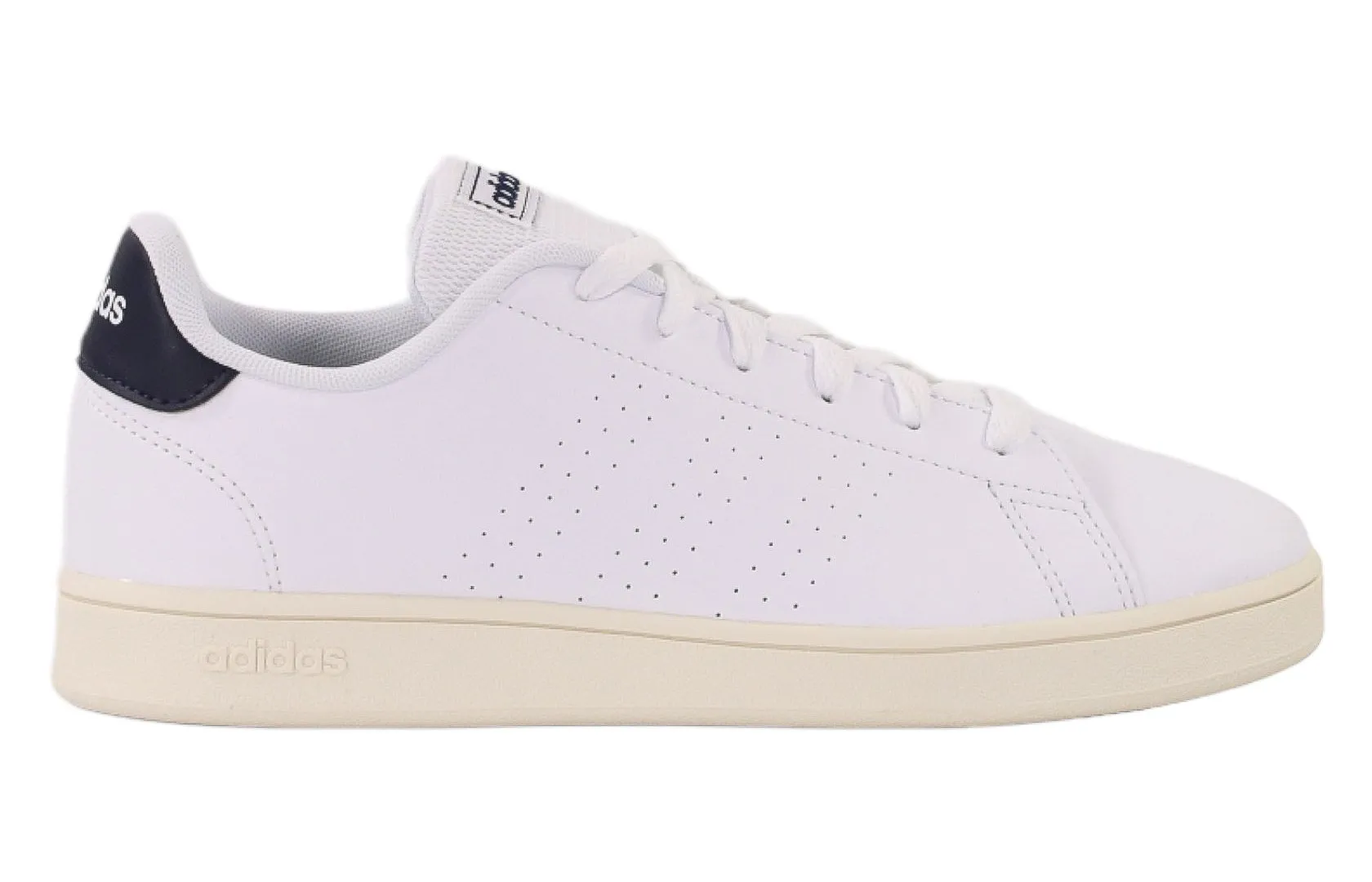 Białe buty sportowe młodzieżowe adidas Advantage K FW2588