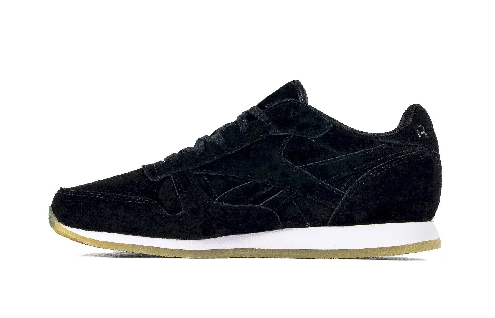 Reebok CL LTHR CREPE NEUTR 女士黑色皮鞋