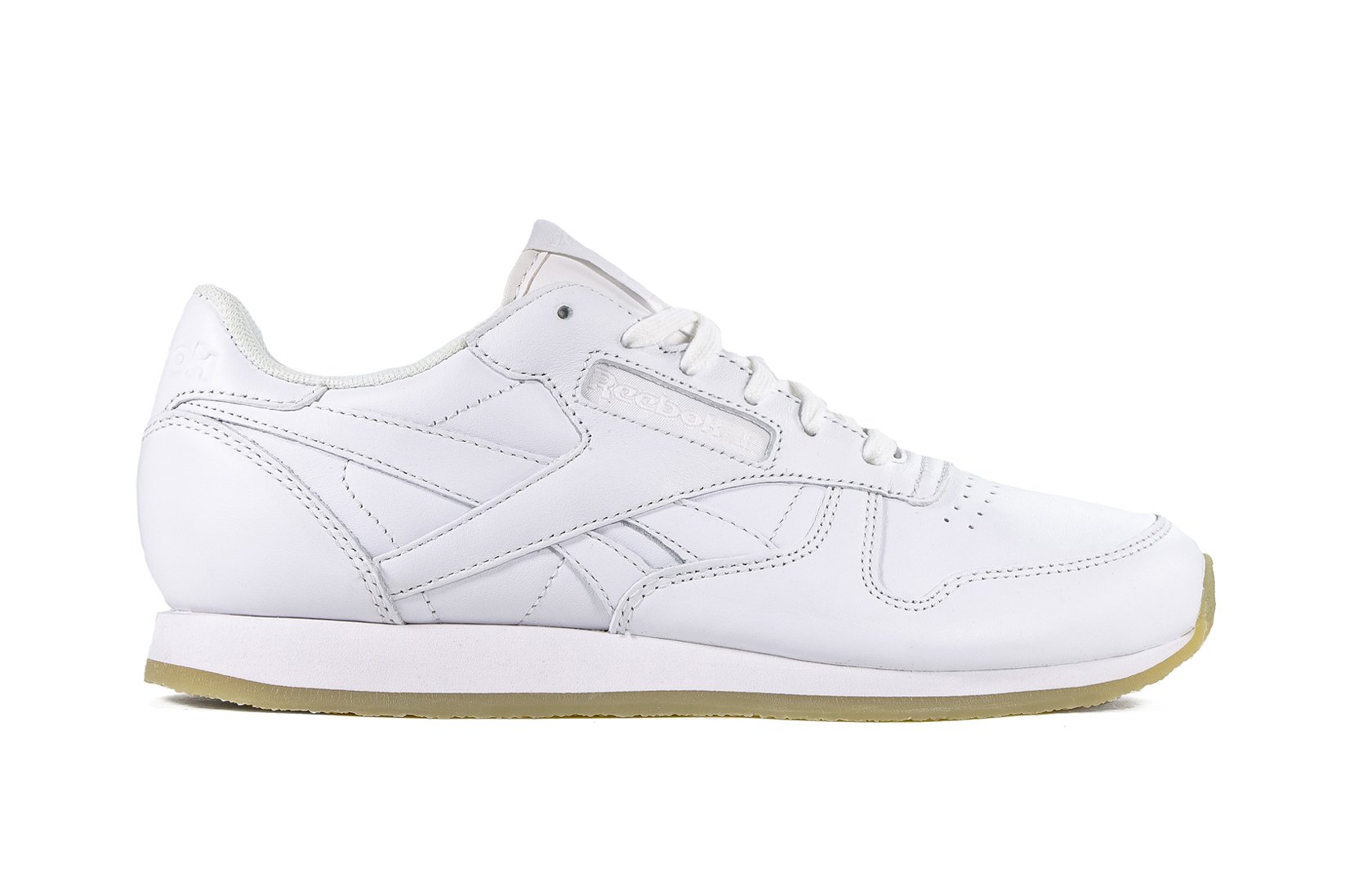 Białe skórzane buty damskie Reebok CL LTHR CREPE NEUTR