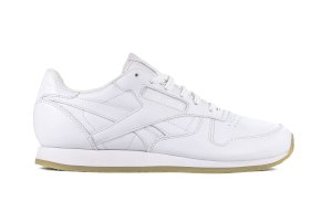 Białe skórzane buty damskie Reebok CL LTHR CREPE NEUTR AR0987