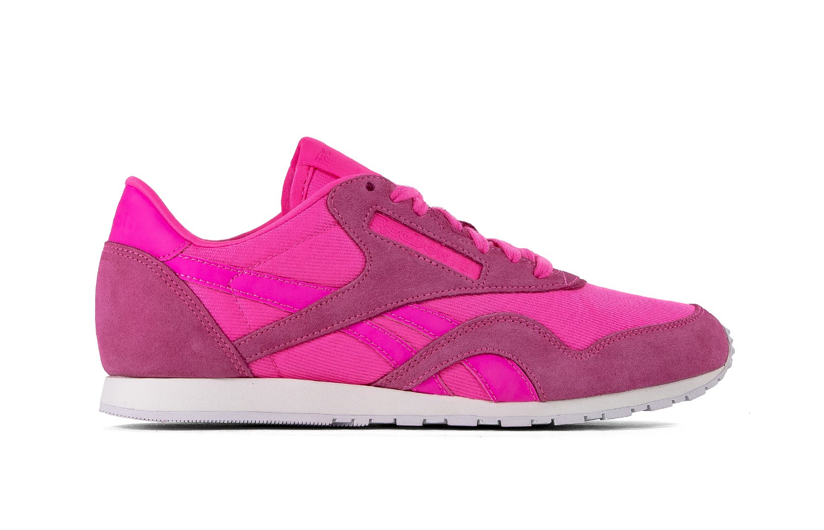 Pantofi roz pentru femei Reebok CL NYLON SLIM METAL AR2718
