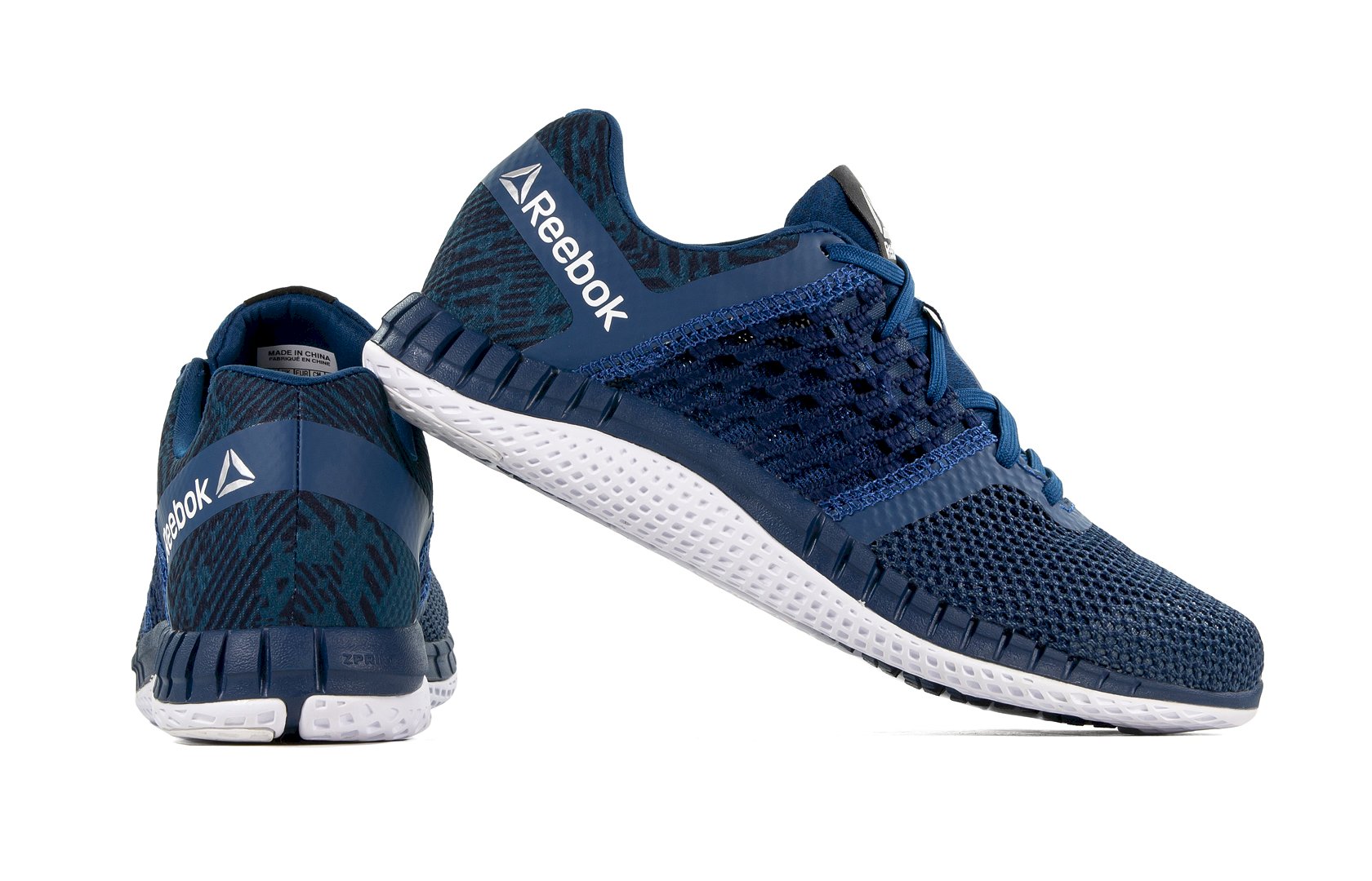Niebieskie buty sportowe na siłownie damskie Reebok ZPRINT RUN HAZARD