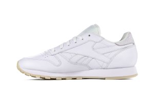 Białe buty damskie Reebok CL LTHR FACE