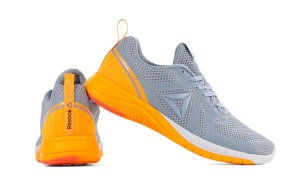 Szare buty damskie treningowe Reebok PRINT RUN
