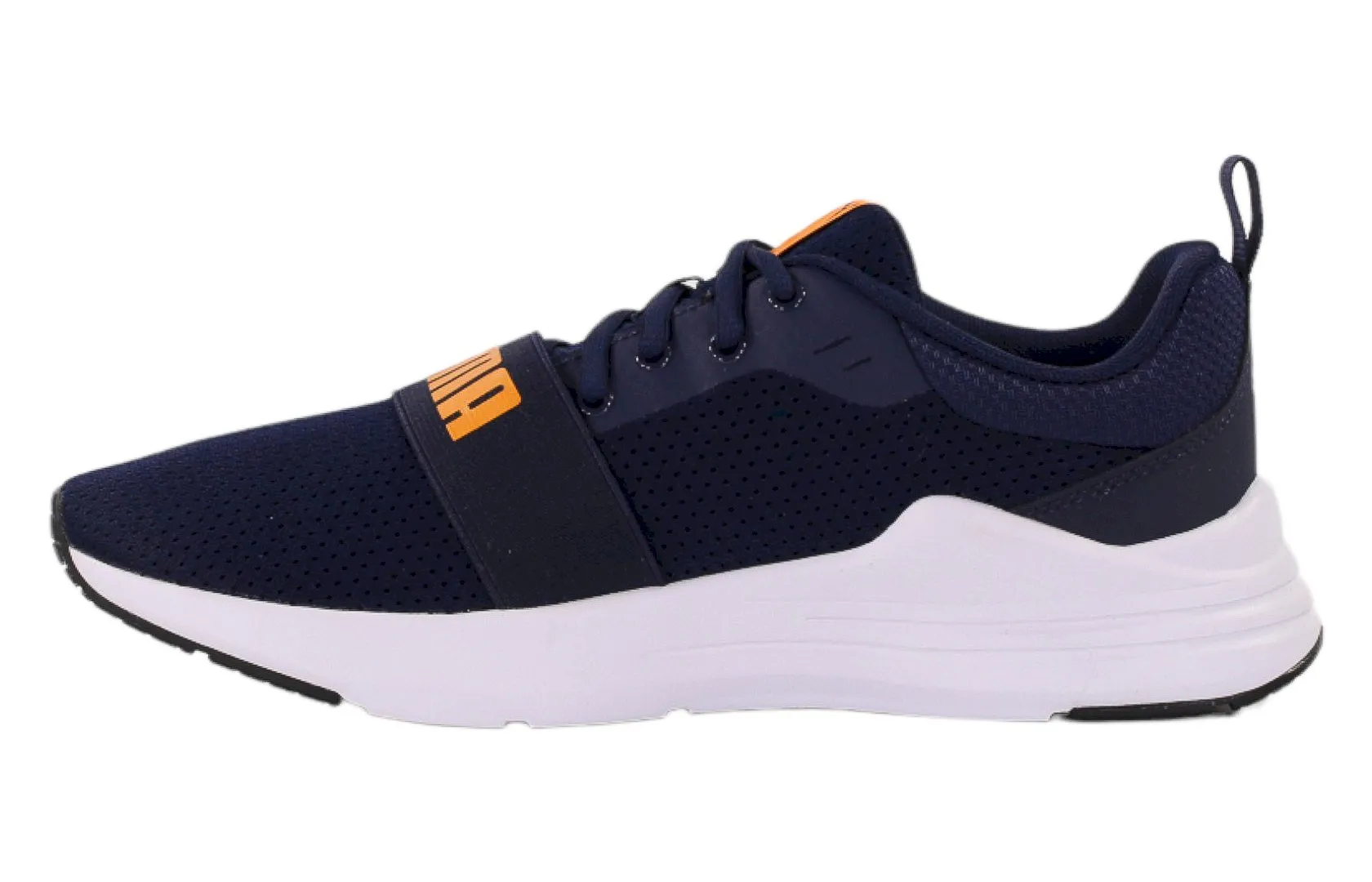 Tmavě modré sportovní boty Puma Wired Run s bílou podrážkou
