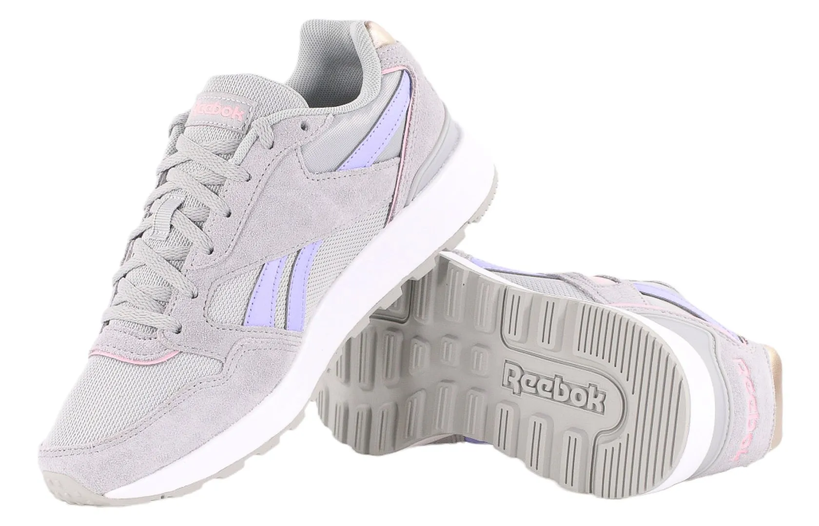 Zapatillas de marca para mujer, grises, de verano, de Reebok