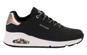 Czarne buty damskie Skechers UNO - SHIMMER 155196-BLK