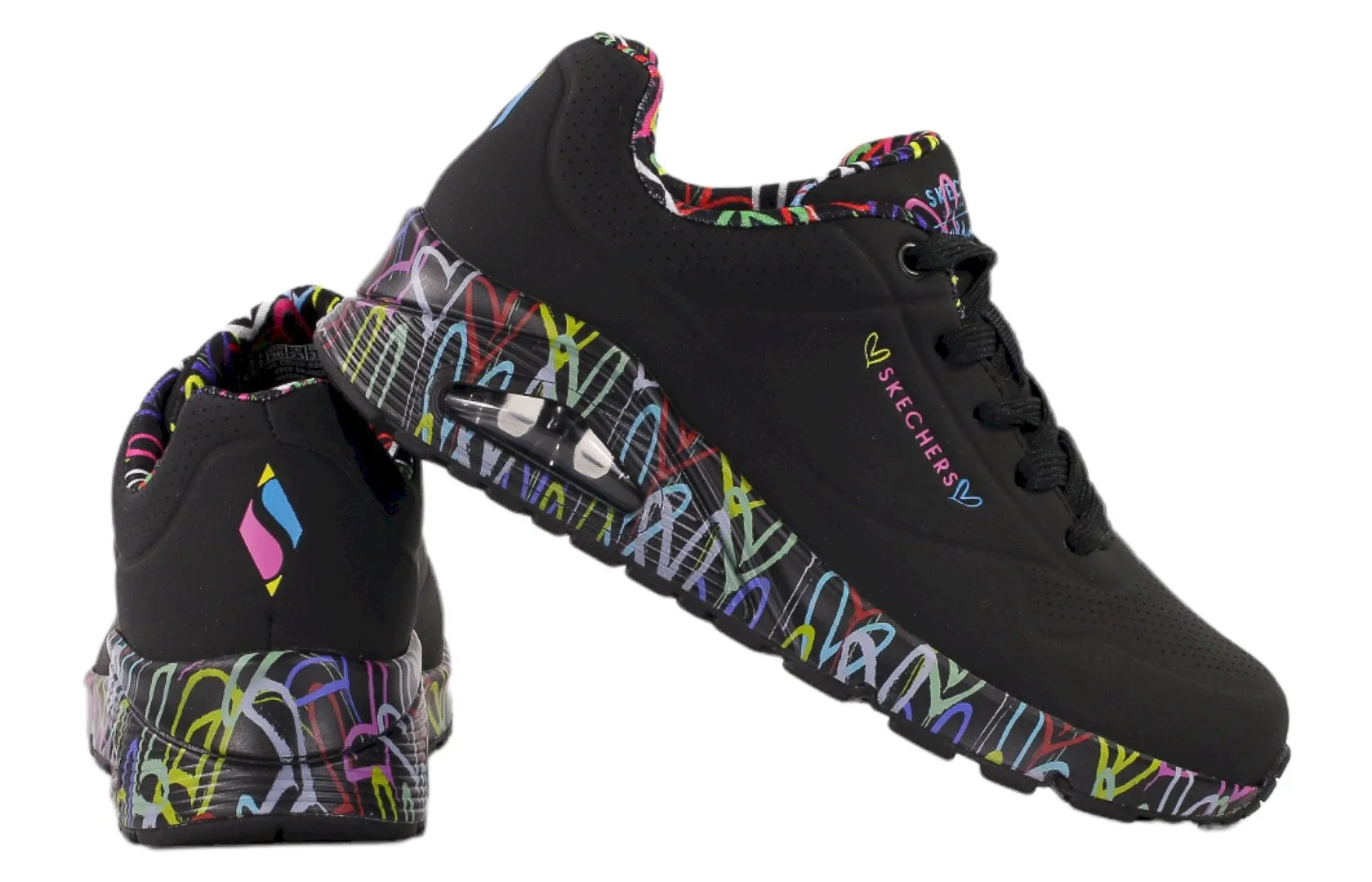 Dámské boty Skechers 155506-BBK s vzduchovým polštářkem v patě