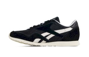 Czarne buty damskie zamszowe Reebok CL NYLON SLIM