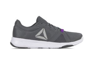 Szare buty sportowe damskie Reebok FLEXILE BS5830