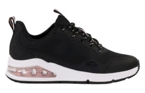 Czarne sneakersy damskie Skechers UNO 2 155640-BLK