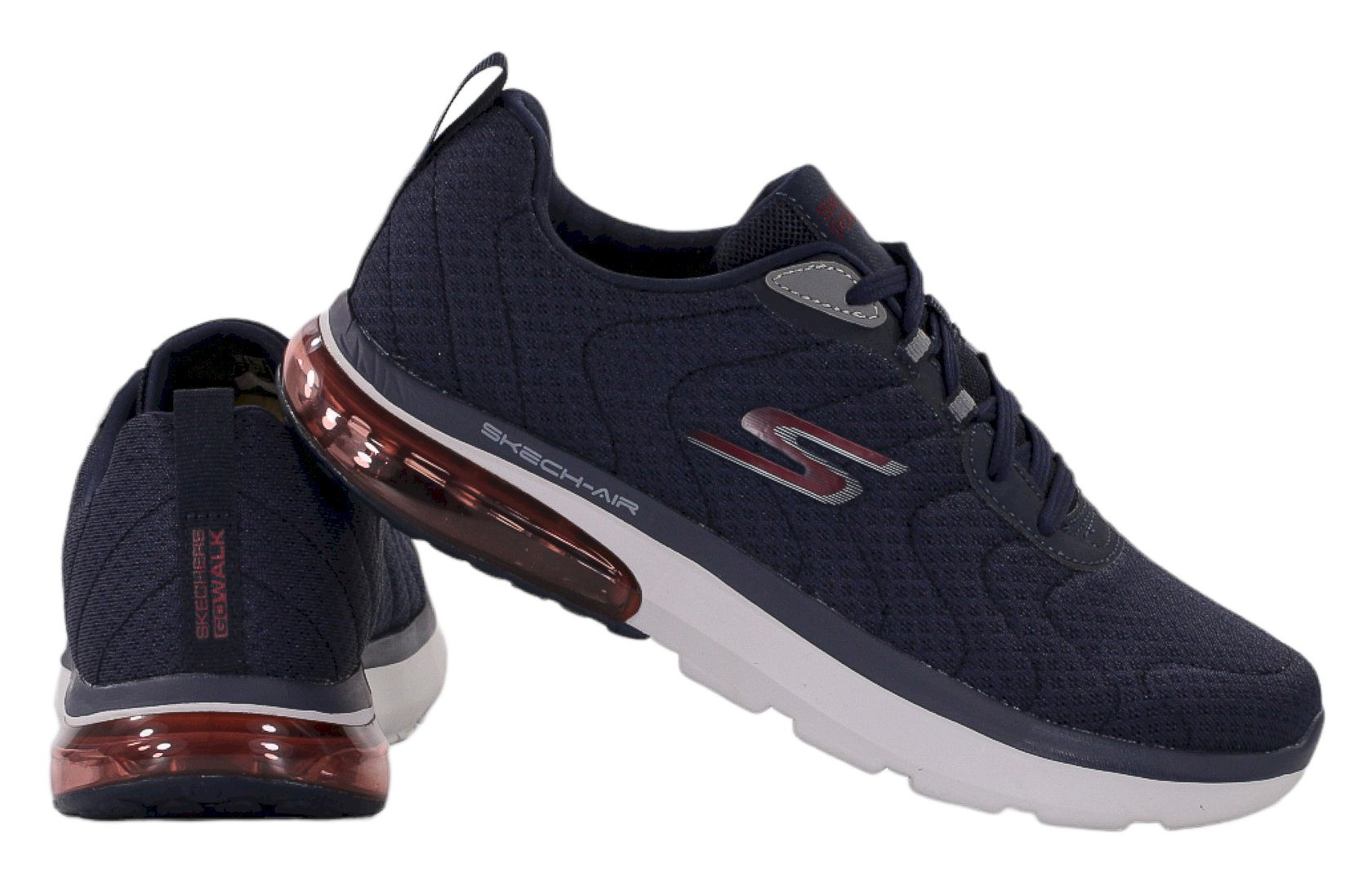 Niebieskie buty męskie na lato Skechers GO WALK AIR 2.0