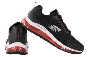 Čierne pánske topánky Skechers SKECH-AIR 232036-BKRD