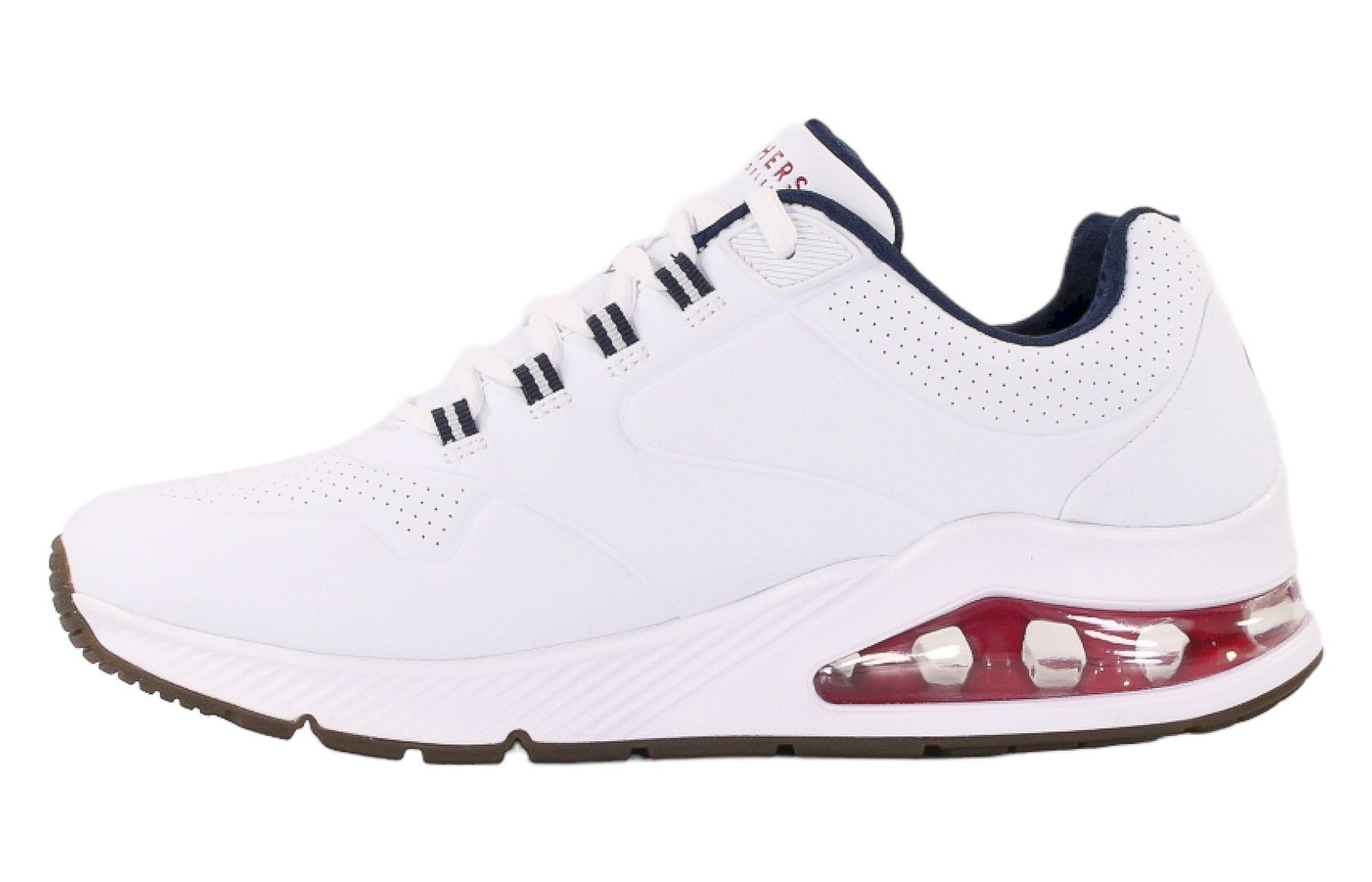 Białe sneakersy męskie Skechers UNO 2 232181-WNVR