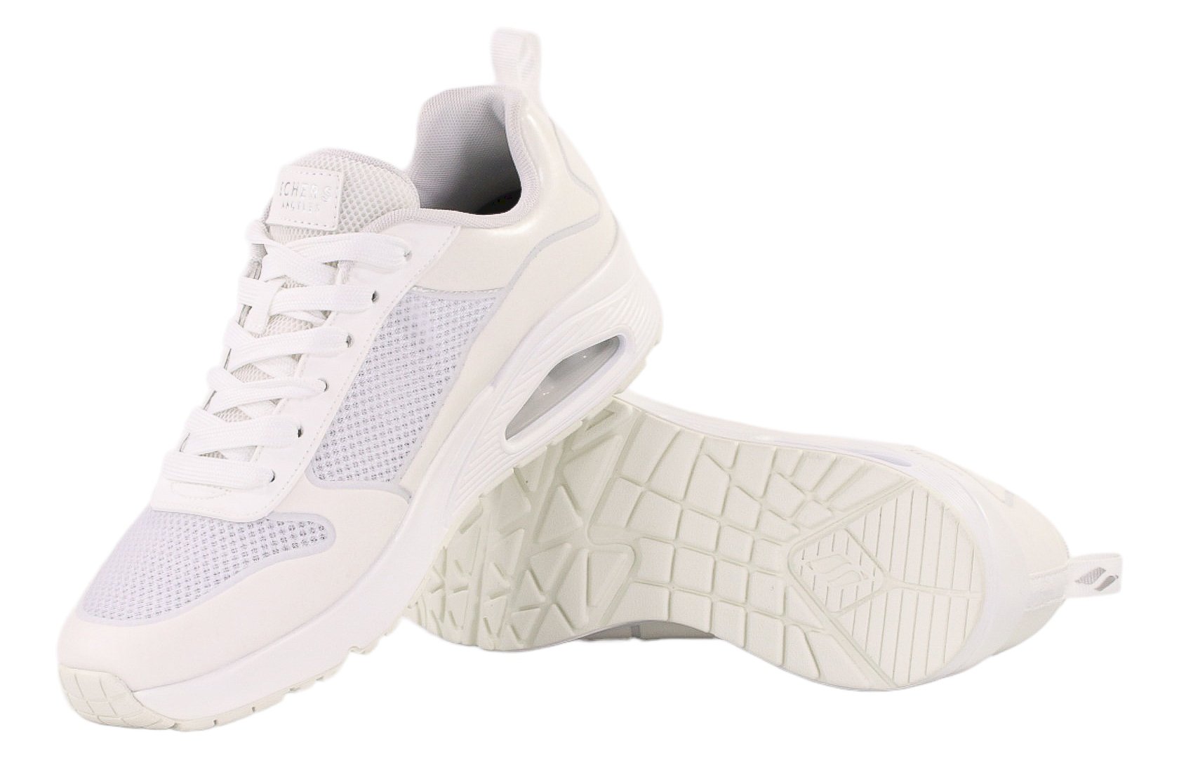 Białe sneakersy męskie Skechers UNO - SOL