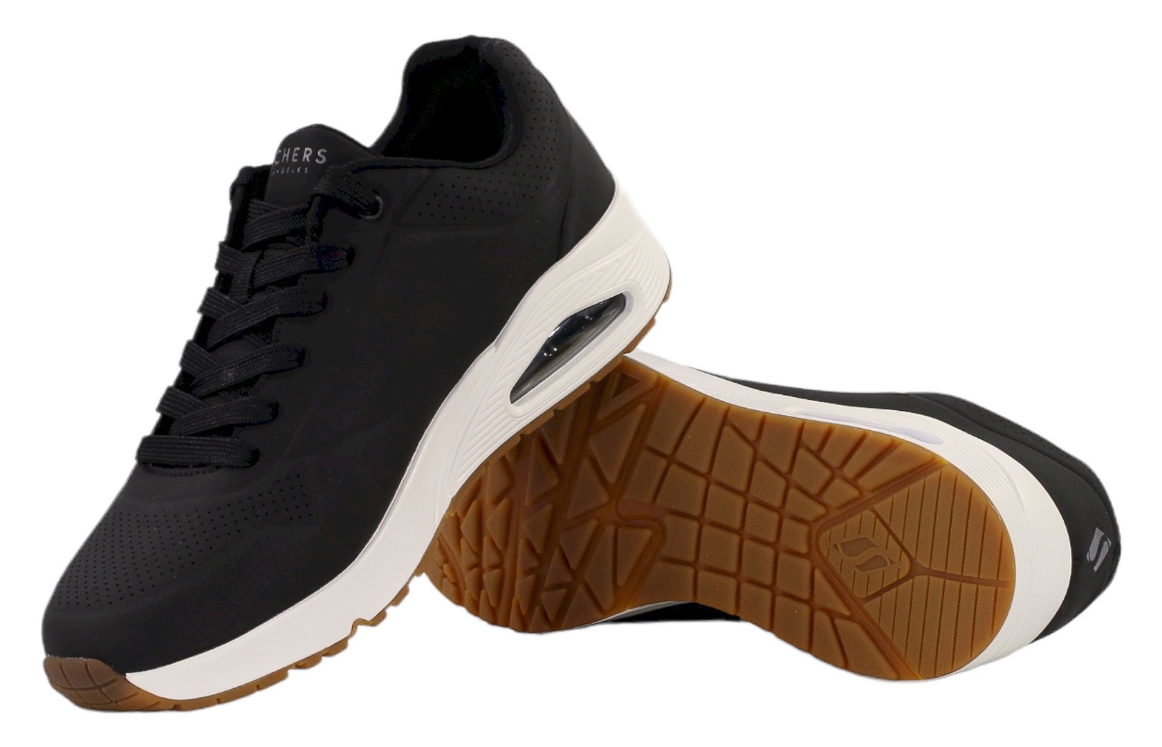 Moški čevlji znamke Skechers UNO STAND ON AIR, črni