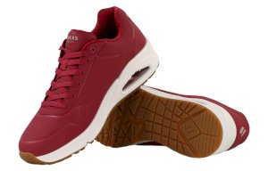 Czerwone sneakersy męskie Skechers UNO STAND ON AIR 52458-DKRD