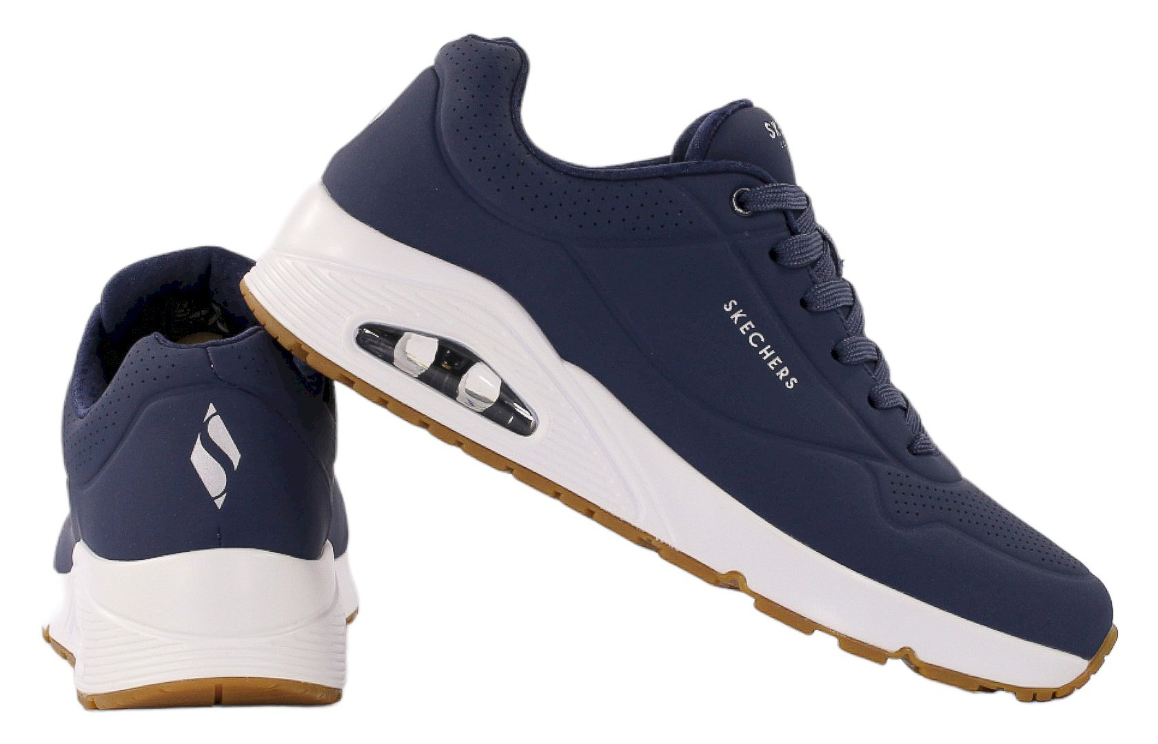 Брендовые мужские кроссовки Skechers на танкетке UNO STAND ON AIR