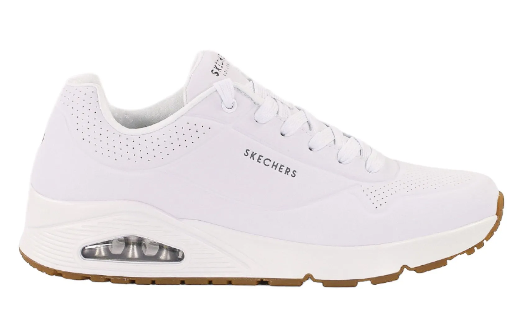 Білі чоловічі кросівки Skechers UNO STAND ON AIR 52458-WHT