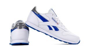 Молодежные кожаные кроссовки Reebok CL LEATHER REFLECT V70194
