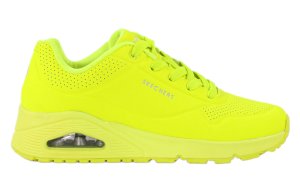 Żółte sneakersy damskie Skechers UNO 73667-NYEL