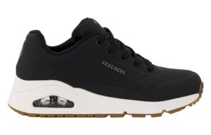 Czarne snekersy damskie Skechers UNO 73690-BLK