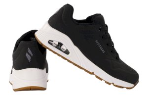 Czarne sneakersy Skechers UNO z amortyzacją Skech-Air