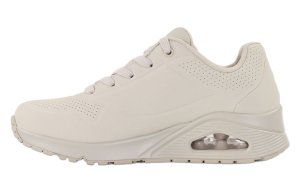 Beżowe sneakersy damskie Skechers UNO 73690-OFWT