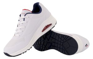 Białe buty sportowe damskie sneakersy Skechers UNO