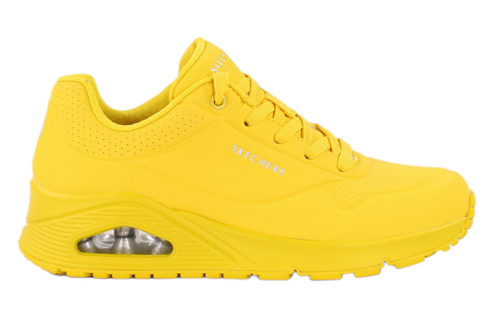Żółte buty damskie Skechers UNO 73690-YEL