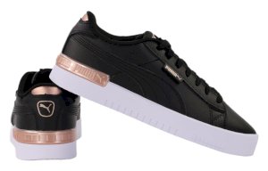 Czarne buty skórzane damskie Puma Jada