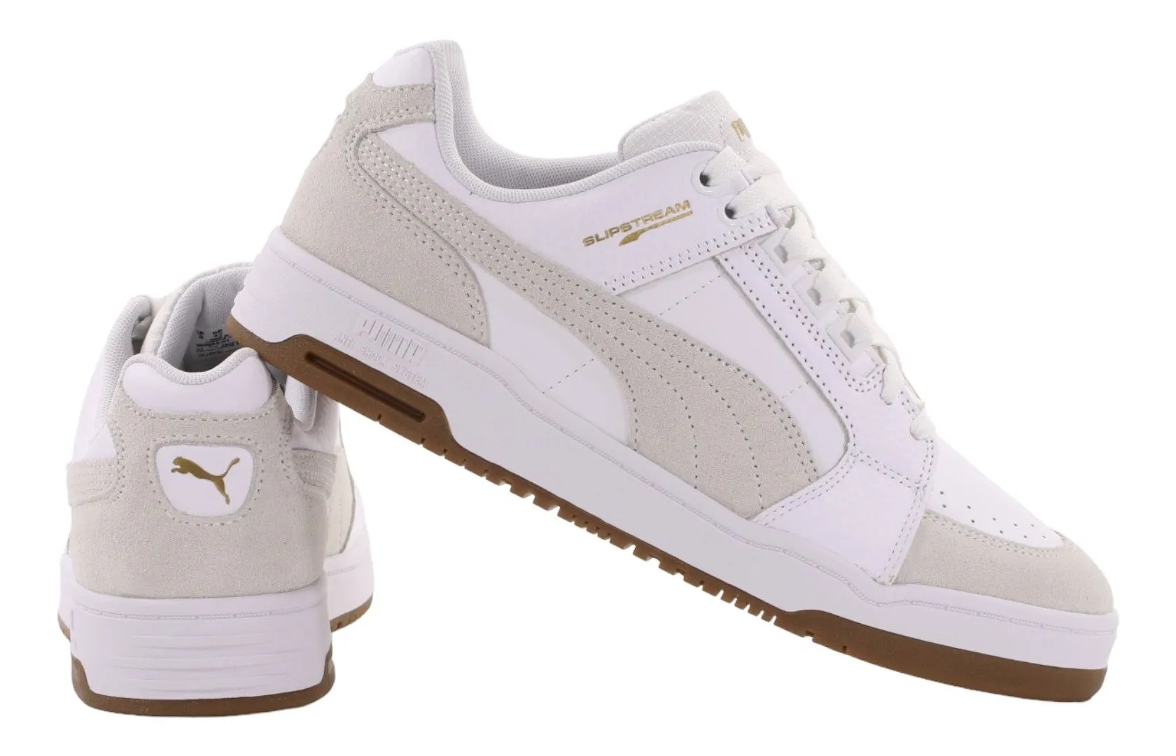Zapatos de piel para hombre Puma Slipstream Lo Suede 385694 01