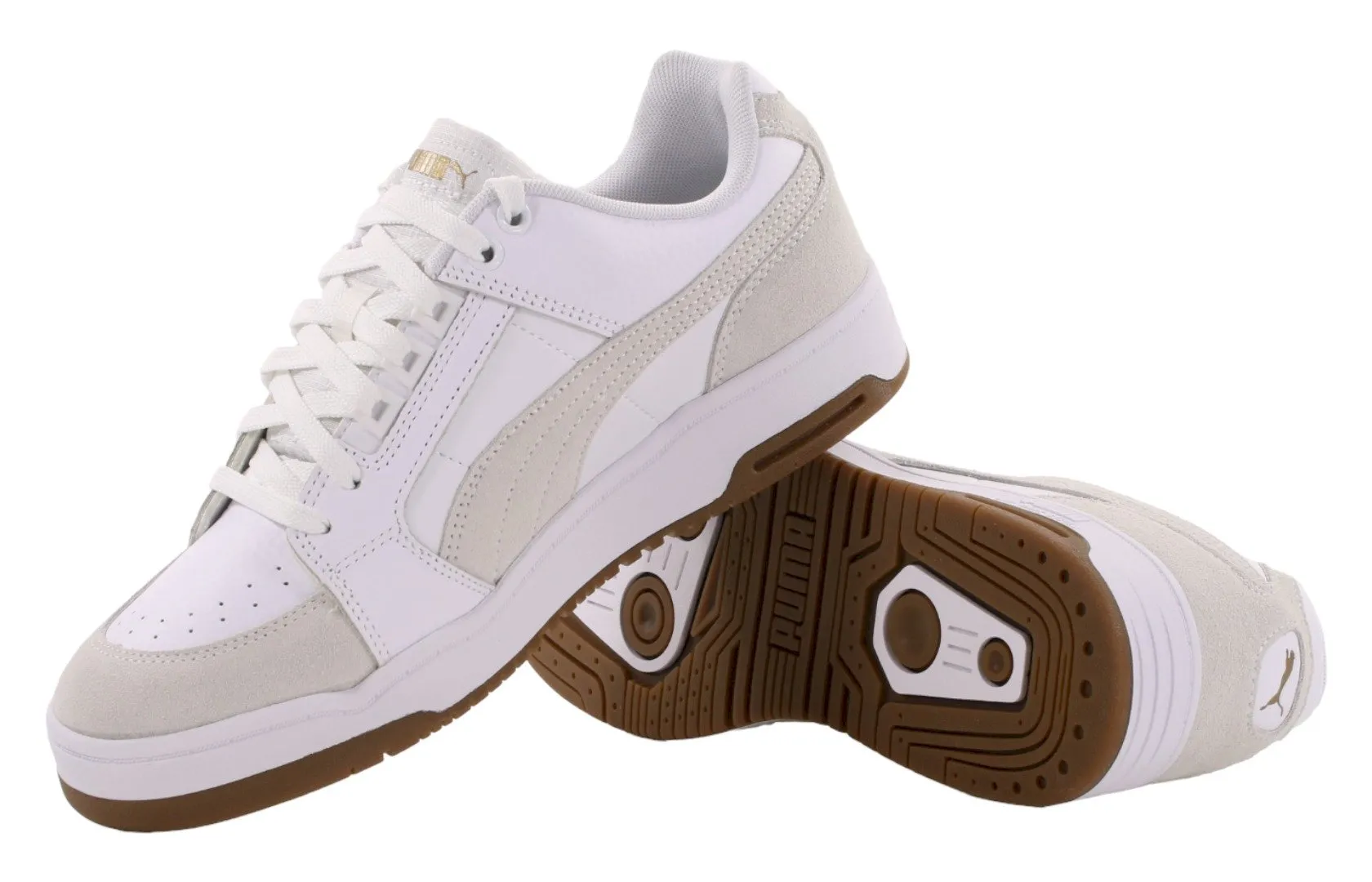 Zapatos de piel para hombre Puma Slipstream Lo Suede 385694 01