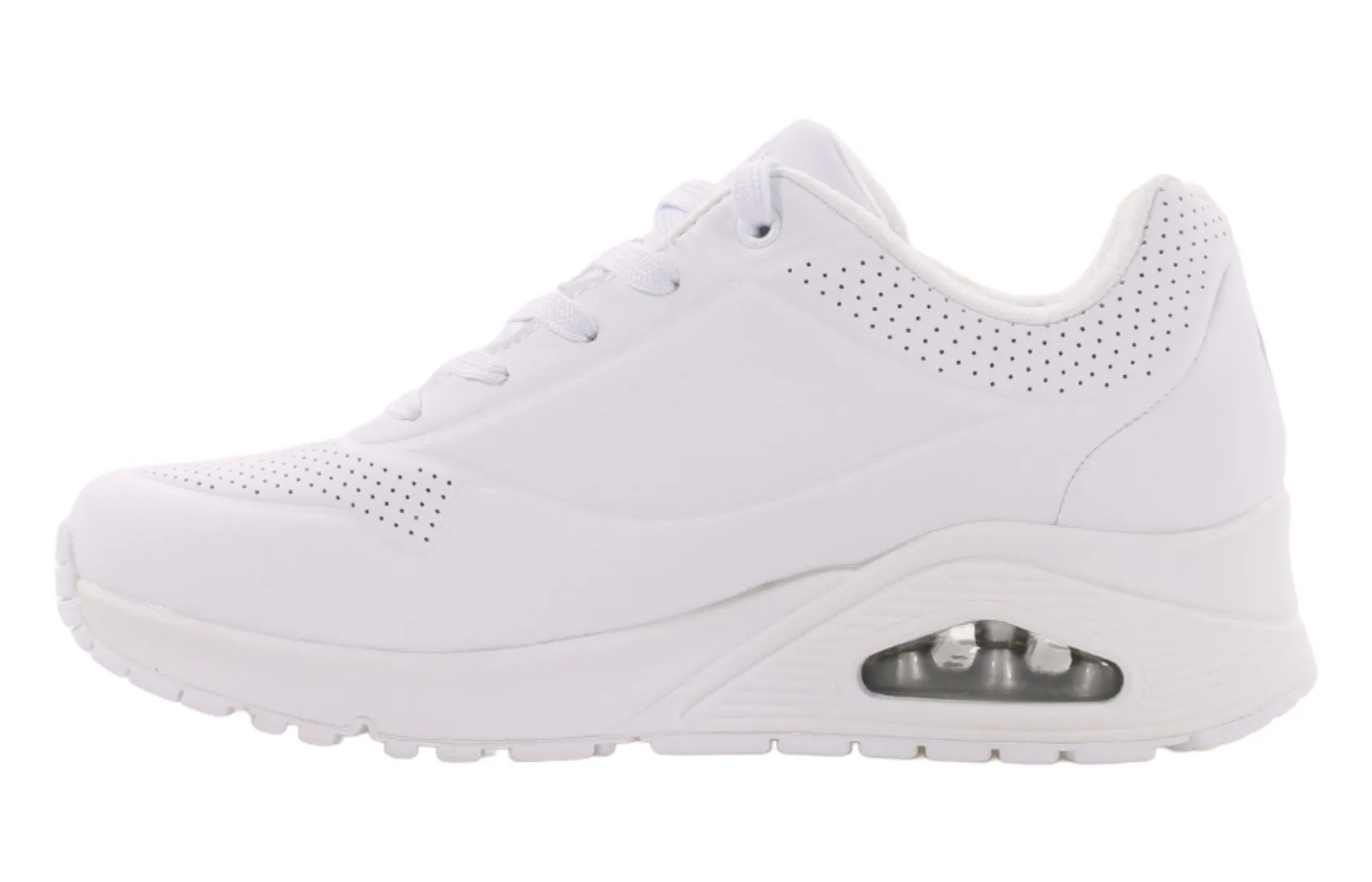 Жіночі кросівки Skechers UNO 73690-W білого кольору