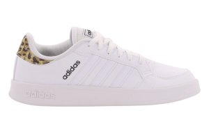 Białe sneakersy damskie Adidas BREAKNET GX7213