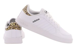 Białe buty damskie w panterke Adidas BREAKNET