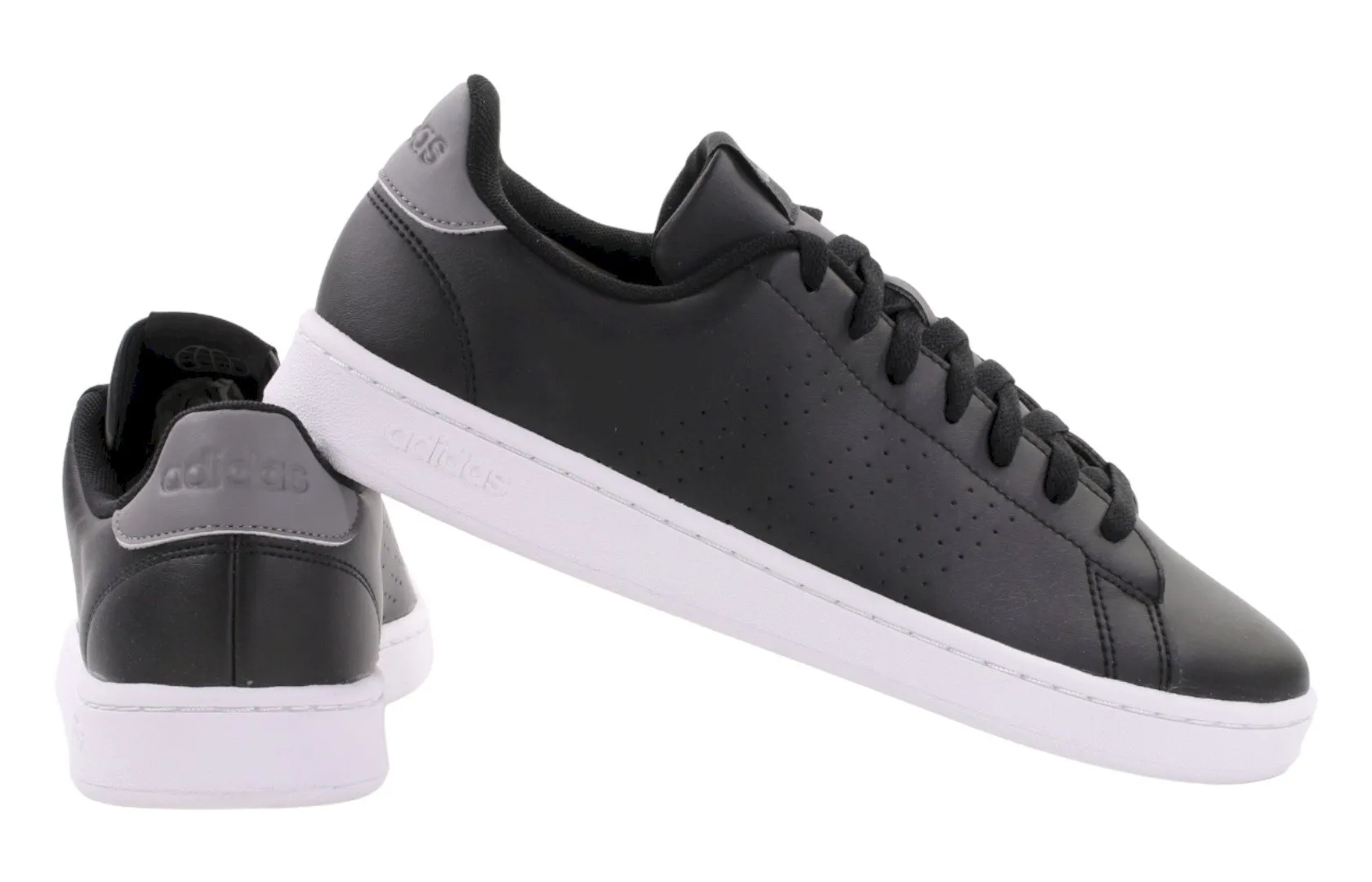 Чорні чоловічі осінні кросівки Adidas ADVANTAGE