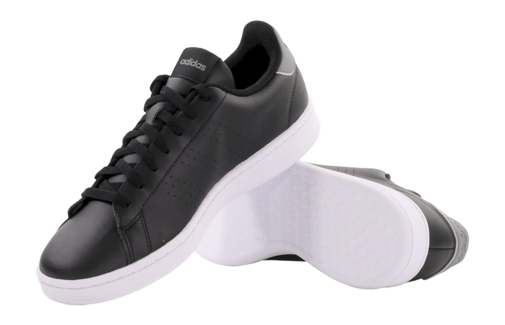 Легкі чоловічі кросівки Adidas ADVANTAGE чорного кольору