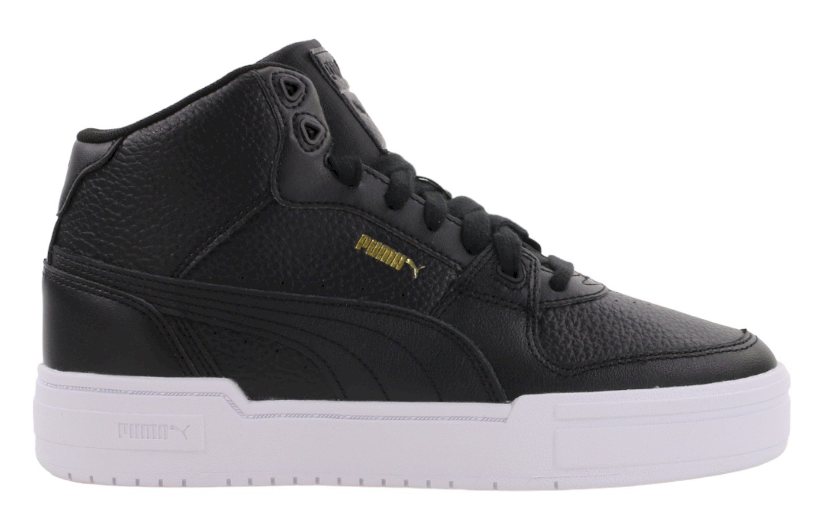 Czarne sneakersy skórzane damskie za kostkę Puma CA Pro Mid 386759 03