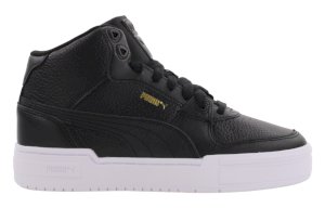 Czarne sneakersy skórzane damskie za kostkę Puma CA Pro Mid 386759 03
