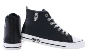 Жіночі високі кросівки Big Star KK274598 чорного кольору