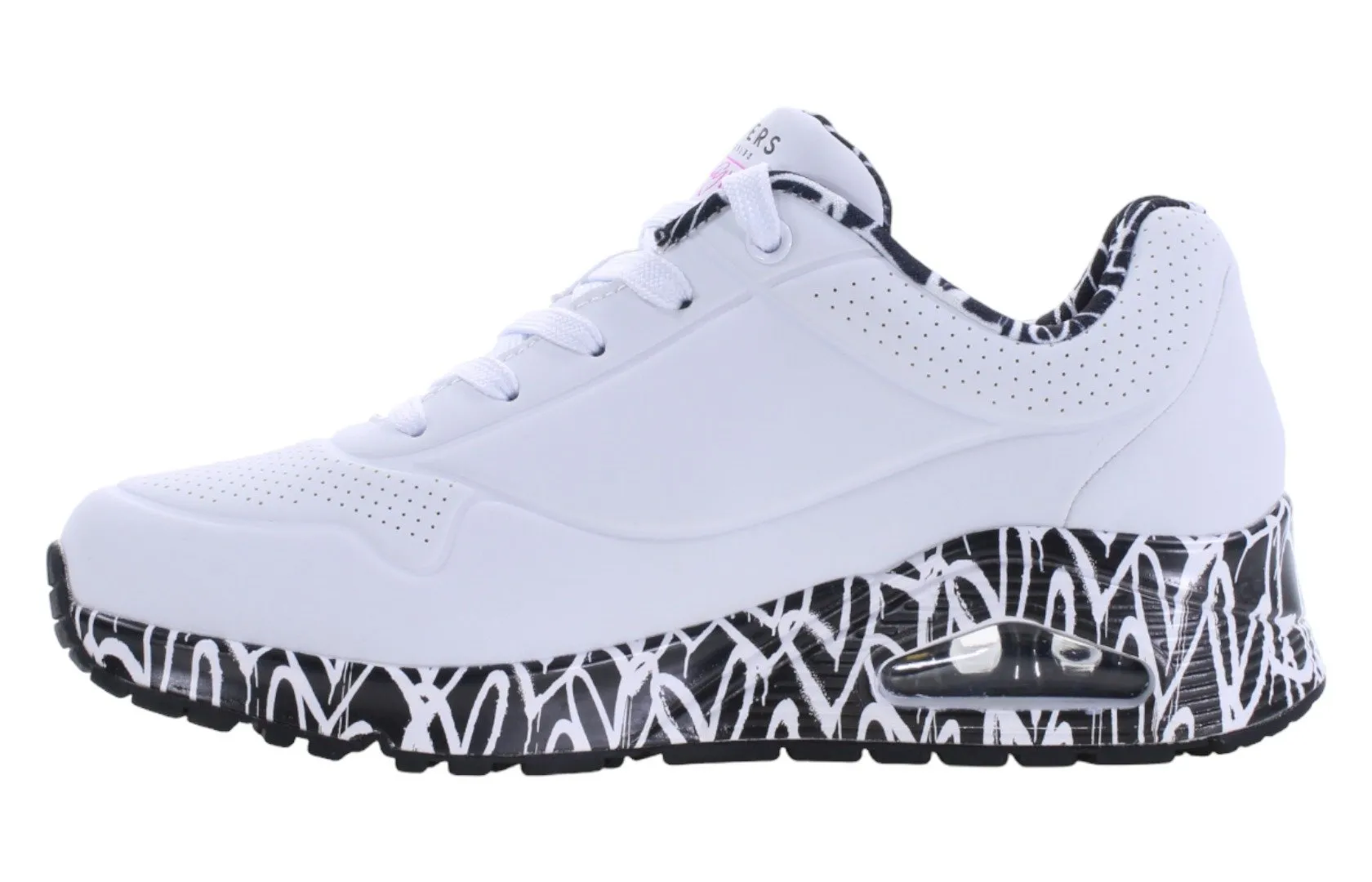 Dámské tenisky Skechers UNO 155506-WBK v bílé barvě