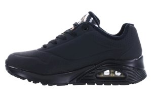 Buty damskie Skechers czarne UNO-METALLIC LOVE 155523-BKGD