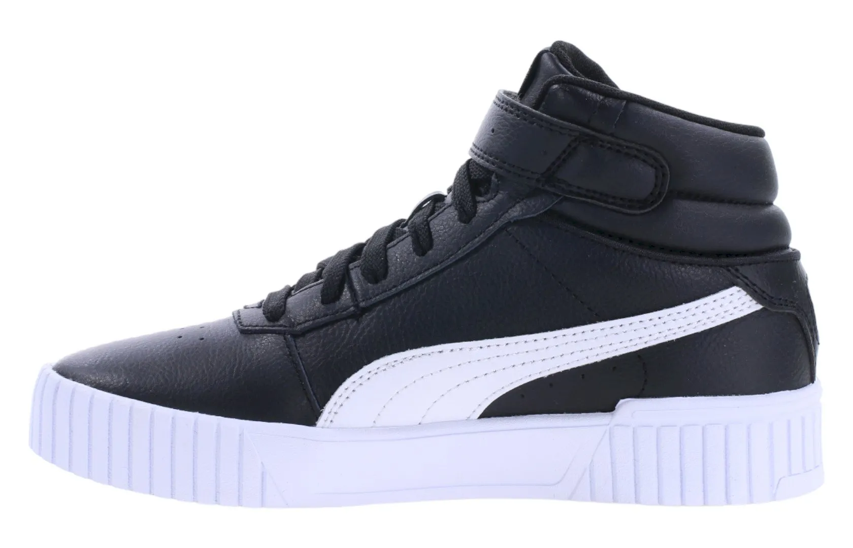 حذاء نسائي أسود يصل إلى الكاحل من طراز Puma Carina 2.0