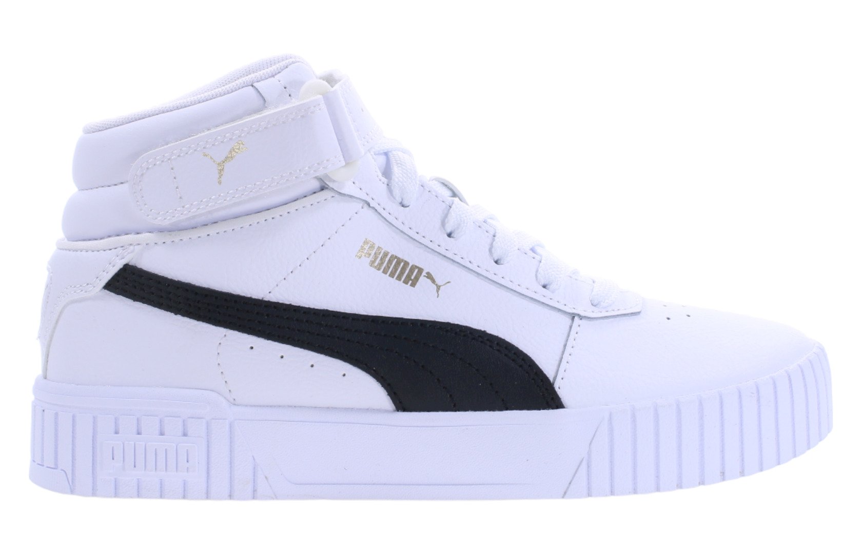 Białe sneakersy damskie za kostke Puma Carina 2.0